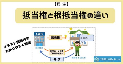 抵当権と根抵当権の違い｜イラスト図解付きでわかりやすく解説