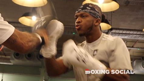 Huge Power Ksi Shows Off Heavy Hands As He Smashes Pads Ahead Of