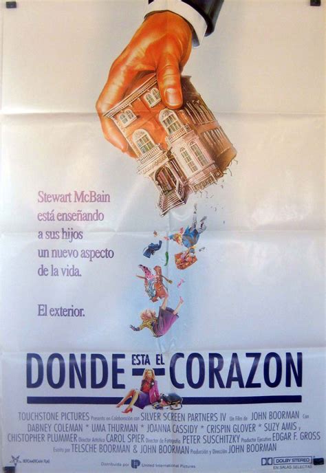 "DONDE ESTA EL CORAZON" MOVIE POSTER - "WHERE THE HEART IS" MOVIE POSTER