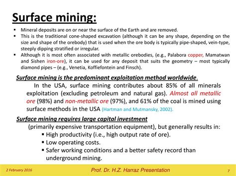 PPT - Mining Methods-Part I-Surface mining PowerPoint Presentation ...