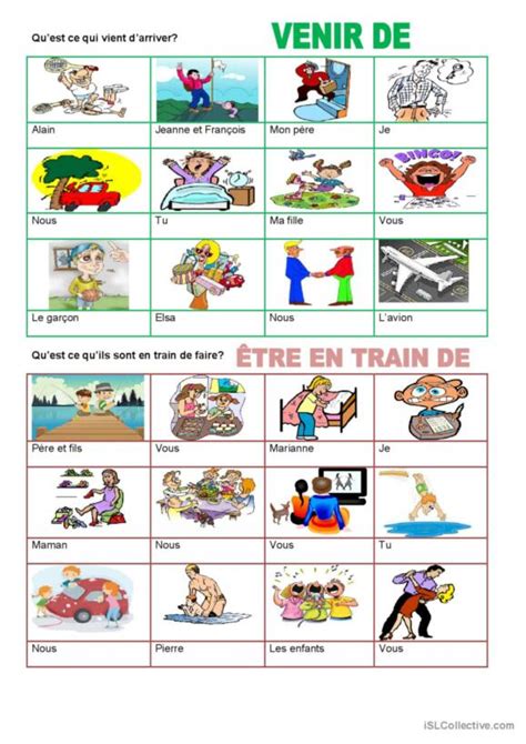 68 Venir Français FLE fiches pedagogiques pdf doc