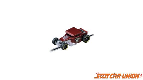 Carrera GO 64222 Hot Wheels Bone Shaker Red Slot Car Union