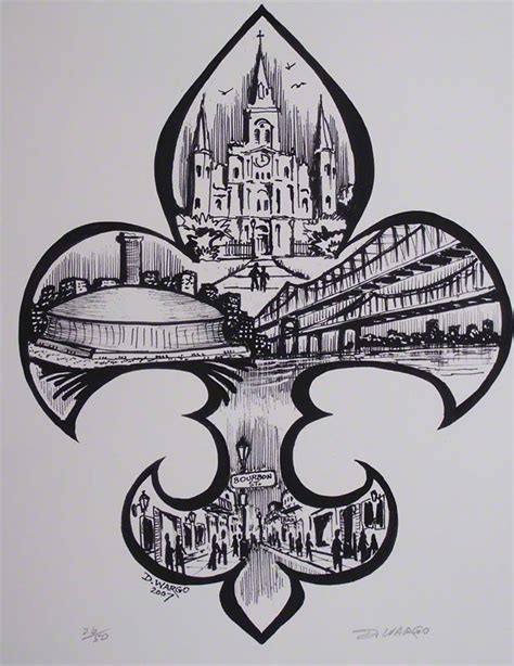 Pin By Glen Sr Philmon On Art Pen And Ink New Orleans Tattoo Louisiana