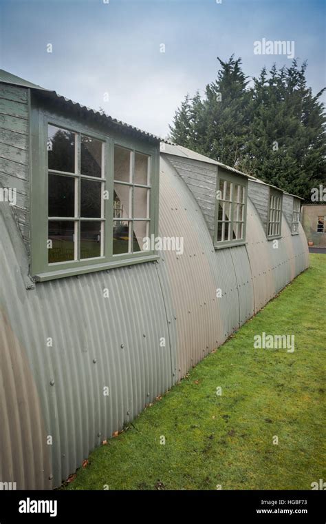 A Nissen hut in the Yorkshire Air Museum, Yorshire, UK Stock Photo - Alamy