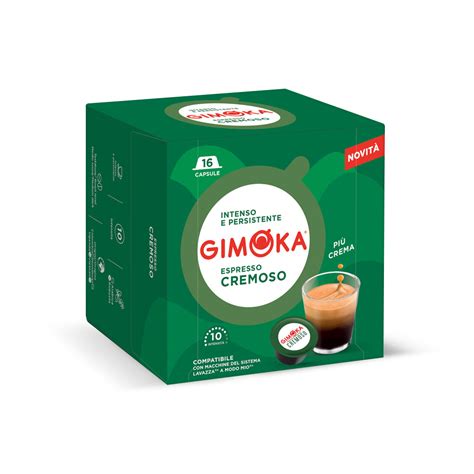 10 Astucci Con 16 Capsule Cremoso X16 Gimoka Capsule Lavazza A Modo Mio