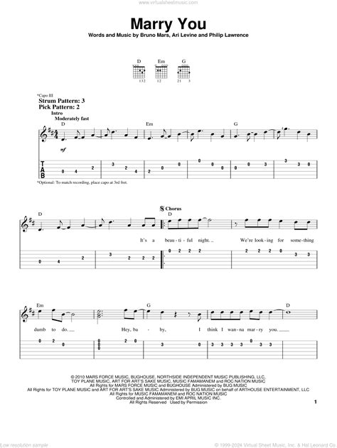 Bruno Mars Marry You Lyrics