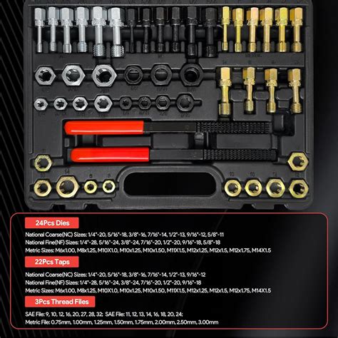 SZSYD Juego De 49 Piezas De Cazador De Roscas Kit Restaurador De