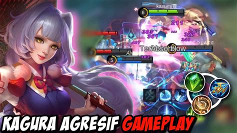 KAGURA AGRESIF GAMEPLAY AUTO KERASUKAN PAYUNG BUILD KAGURA