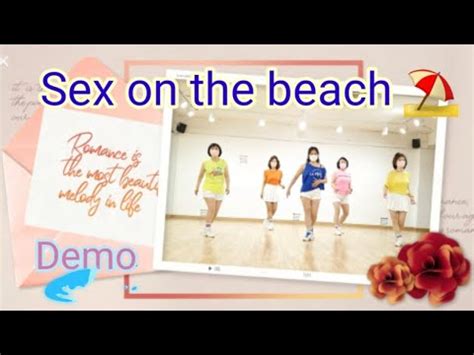 Sex On The Beach Line Dance Demo Youtube