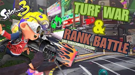 Splatoon Rank Battle Turf Wars Youtube