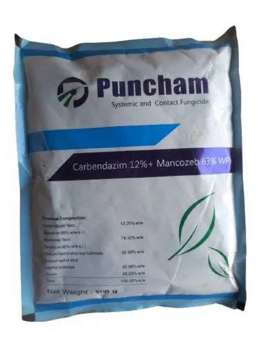 Carbendazim 12 Mancozeb 63 Systemic Contact Fungicide Packet 500gm