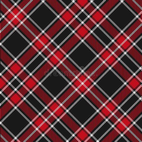 Tartan Red And Black Plaid Pattern Seamless Texture For Plaid