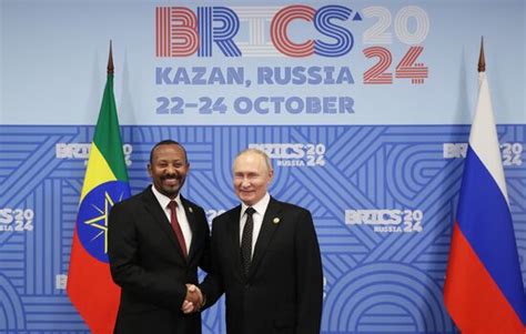 16th BRICS Summit President Of Russia Vladimir Putin Meets With Prime