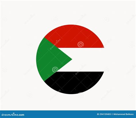 Sudan Flag Emblem Symbol Africa Country Icon Vector Stock Vector ...