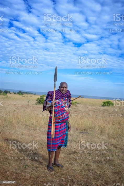 African Maasai Warrior Stock Photo - Download Image Now - Adult, Adults ...