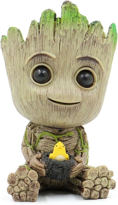 Thematys Baby Groot 15x8 5x8 5cm Maceta Figura De Juego Figura