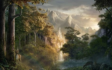 30 Inspirational Fantasy Landscape Paintings - Home Decoration and ...