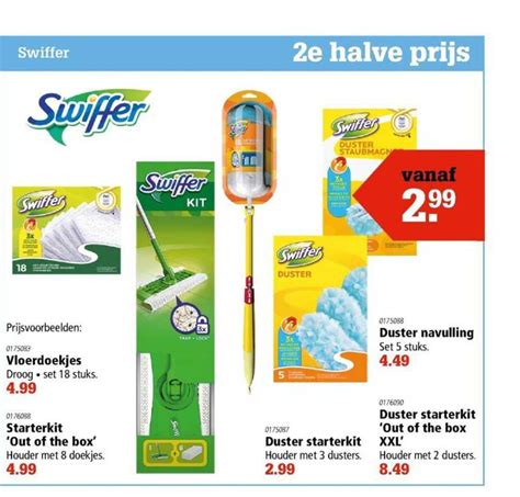 Swiffer E Halve Prijs Aanbieding Bij Marskramer Folders Nl