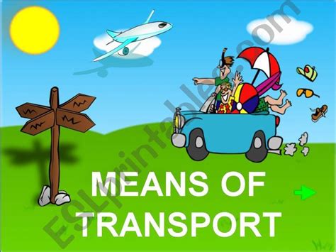 Esl English Powerpoints Different Means Of Transport