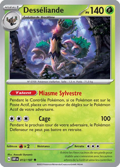 Desséliande Écarlate Et Violet Flammes Obsidiennes 012 — Poképédia