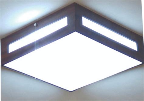 Plafon Luminária Madeira Acrílico 50cm Mod Moldura Parcelamento sem juros