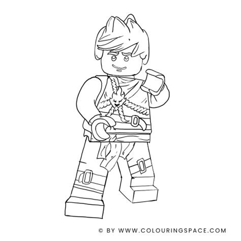 Ninjago Kai Car & Bike: Free Premium Coloring Pages! - Colouringspace