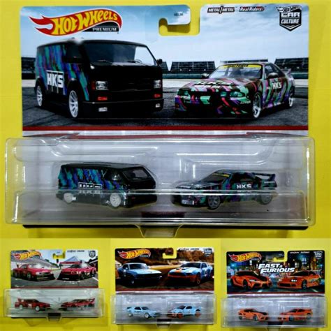 Hot Wheels Twin Pack Knight Rider Hks Kitt Karr Skyline Subaru Shopee Malaysia