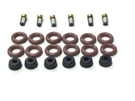 FUEL INJECTOR REPAIR KIT O RINGS FILTERS PINTLE CAPS 2002 2008 MAZDA 3