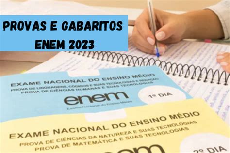 Provas E Gabaritos Do Enem 2023 Acesse O Gabarito Oficial Brasil Escola