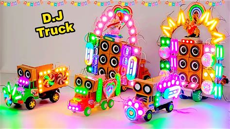 Radha Puja Dj Truck Mini Tractor Light Setup Durga Dj Light Dual