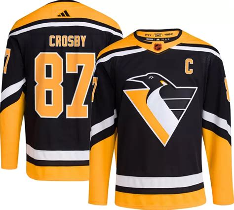 adidas '22-'23 Reverse Retro Pittsburgh Penguins Sidney Crosby #87 ...