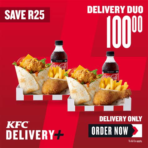 KFC South Africa On Twitter ThibuleR Get The Delivery Duos Deal For