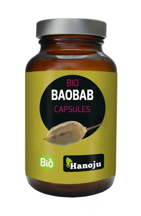 Hanoju Baobab 300mg Organic 180 Caps Vitadvice BV