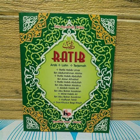 Jual Ratib Lengkap Arab Latin Dan Terjemah Ukuran Kecil A X Cm