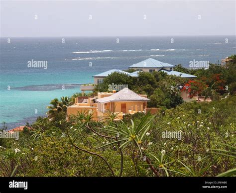 Villas overlooking Shoal Bay, Anguilla, BWI Stock Photo: 152015556 - Alamy