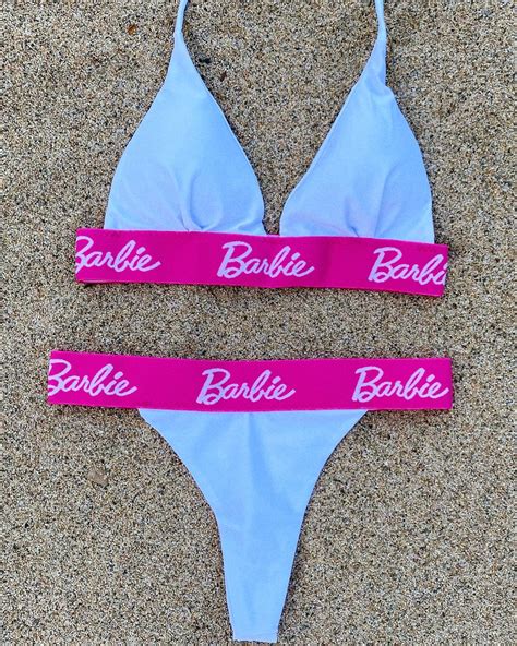 Maillot De Bain Barbie Ensemble De Bikini Sexy Barbie Etsy