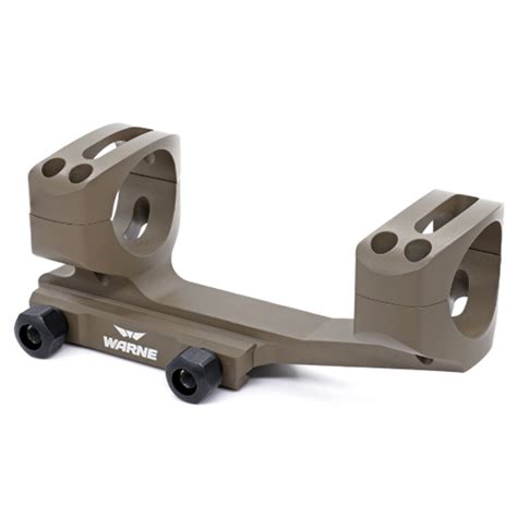 Warne X Skeleton Mount Ultra High Weaver Picatinny Fde