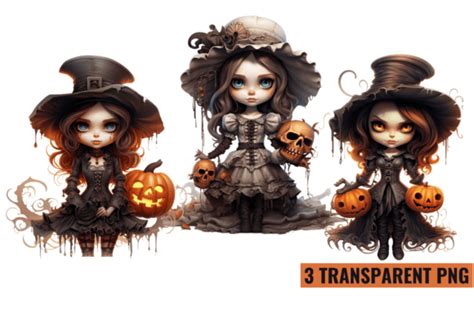 Spooky Dolls Clipart Sublimation Graphic By Craftart Creative Fabrica