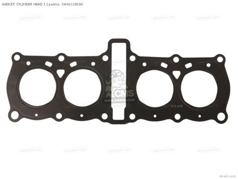 Wg Gasket Cylinder Head Mca Yamaha Buy The Wg