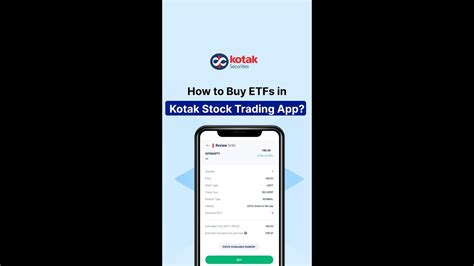 How To Buy ETFs On Kotak Stock Trading App YouTube