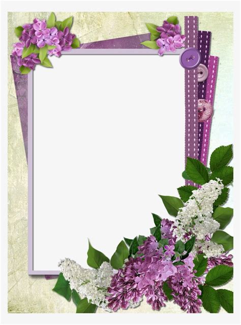 Flower Frame My Spring Stationary Frames Background Picture Frame