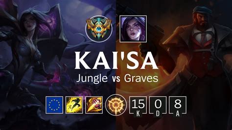 Kaisa Jungle Vs Graves Euw Challenger Patch 820 Youtube