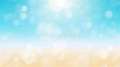 Summer Beach Background Illustration Stock Illustration - Illustration ...