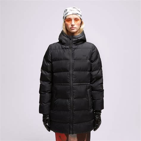 LEVI S ПАЛТО HOODED MIDI A6369 0000 Дамски Цвят черен Модни Зимни якета