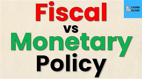 Monetary Vs Fiscal Policy Explained Part 1 Think Econ Youtube