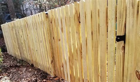 Wood Fence Installation Raleigh Durham Chapel Hill Area Tar Heel Fence Company