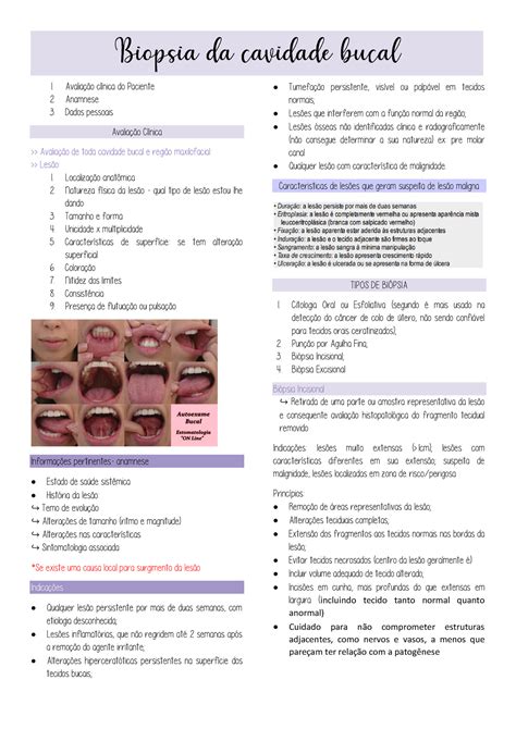 Pdf Bi Psia Biopsia Da Cavidade Oral Avalia O Cl Nica Do Paciente