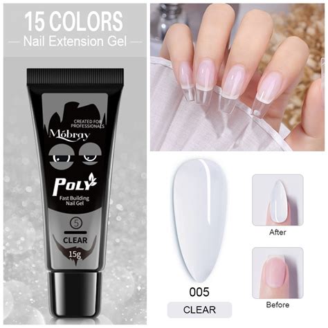 Juego De Polygel Todo Para Extensi N R Pida De U As Manicura Gel