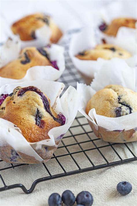 Bananen Muffins Met Blauwe Bessen Artofit