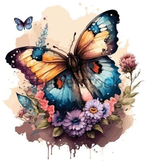 Pin Di Rentsamo Murry Su Butterfly Art Fiori Arte Disegni